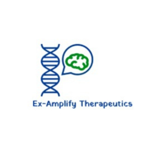 Image of DNA with a brain in a cartoon speaking bubble.