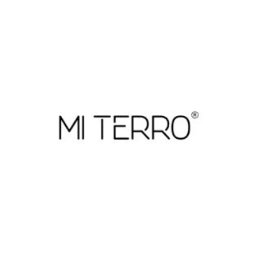 The words Mi Terro in a dark grey color.